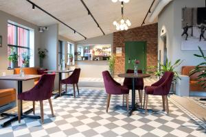 Posezení v ubytování Kvibergs Vandrarhem - Hostel