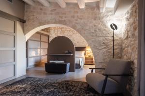Uma área de estar em Pietra d'Acqua Resort & Spa by Geocharme