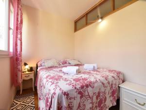 Posteľ alebo postele v izbe v ubytovaní Beachfront penthouse Boho
