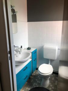 海德的住宿－Ritfa 2，浴室配有白色卫生间和盥洗盆。