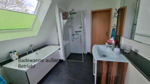 Dapur atau dapur kecil di Ferienwohnung am Park +31 gambar