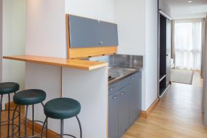 Cucina o angolo cottura di Hotel Baslertor