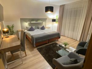 Postel nebo postele na pokoji v ubytování Wilsmann Apartmentvermietung