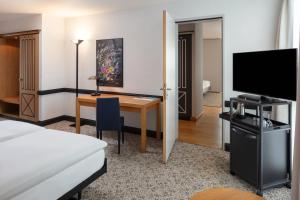 TV o dispositivi per l'intrattenimento presso Hotel Baslertor