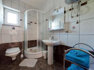 Koupelna v ubytování Apartment Niko