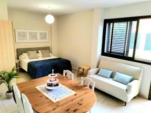 A bed or beds in a room at Durazno