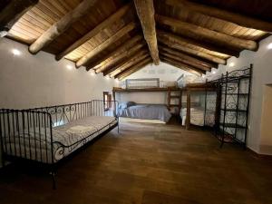 Łóżko lub łóżka w pokoju w obiekcie Casa Barranco