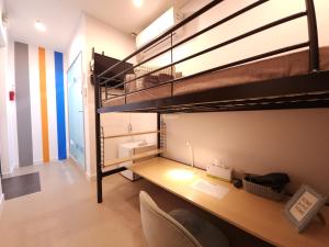 Voodi või voodid majutusasutuse OYO Hostel Myeongdong 3 toas