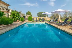The swimming pool at or close to Son Indiot