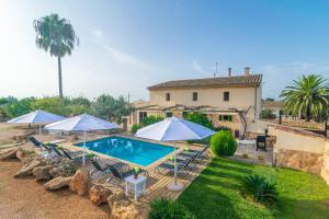The swimming pool at or close to Son Indiot