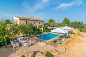The swimming pool at or close to Son Indiot