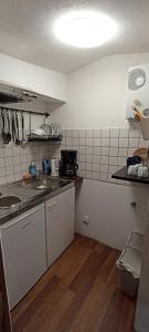Kuchyň nebo kuchyňský kout v ubytování Monteurswohnungen in Kirchhain zentral