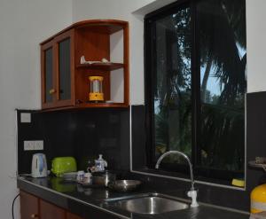 Kuchyň nebo kuchyňský kout v ubytování Dams Place