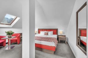 Postel nebo postele na pokoji v ubytování Hotel Nelly Kellys