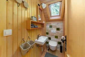 Koupelna v ubytování Chalet Trzinka - Triglav National Park + 37 fotografií