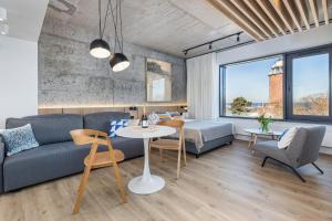 Posedenie v ubytovaní Apartamenty z widokiem na morze i dziedziniec BalticON Morska 6