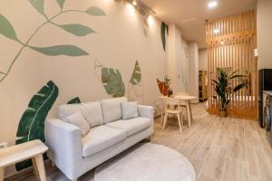 Χώρος καθιστικού στο Art Lofts Gardens