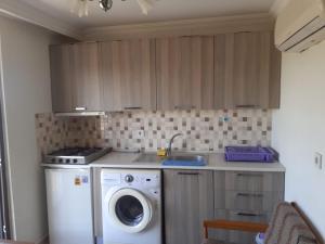 Kjøkken eller kjøkkenkrok på Gülce Family Aparthotel