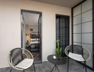 O zonă de relaxare la Livro Hotel