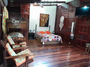 Postel nebo postele na pokoji v ubytování Casas Guaney, full furnished studios!