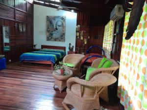Posezení v ubytování Casas Guaney, full furnished studios!