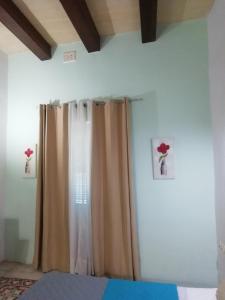 1 dormitorio con cortina de ducha en una habitación en Forty Three #3, en Victoria