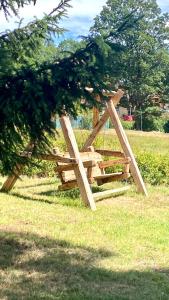 Vonkajšia záhrada v ubytovaní Pension & Restaurant Krakonoš