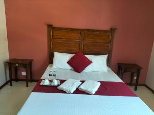 Postel nebo postele na pokoji v ubytování Answer hotel