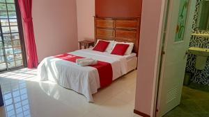 Postel nebo postele na pokoji v ubytování Answer hotel