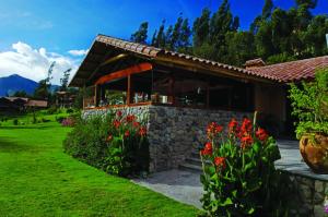 Zahrada ubytování Rio Sagrado, A Belmond Hotel, Sacred Valley
