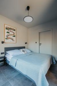 Posteľ alebo postele v izbe v ubytovaní Apartamenty Sobiczkowa