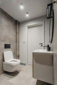 Kúpeľňa v ubytovaní Apartamenty Sobiczkowa