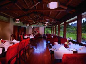 Restaurace v ubytování Rio Sagrado, A Belmond Hotel, Sacred Valley