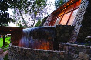 Zahrada ubytování Rio Sagrado, A Belmond Hotel, Sacred Valley