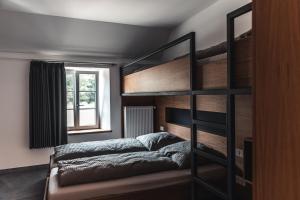 Letto o letti in una camera di Rackésmillen