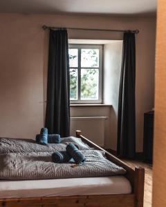 Postel nebo postele na pokoji v ubytování Hotel Cornelyshaff