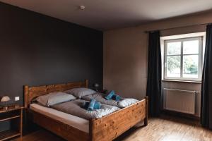 Postel nebo postele na pokoji v ubytování Hotel Cornelyshaff