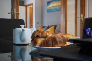a plate of croissants sitting on a table at VIP@TheMeadows in Portadown