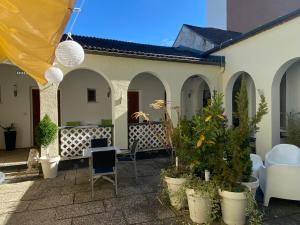 Patio nebo venkovní prostory v ubytování Hotel Michael
