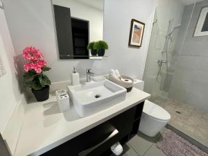 Amplio condominio ejecutivo con hermosa vista的一间浴室