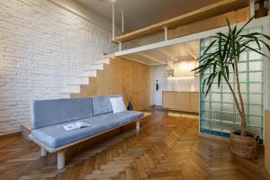 Kuchyň nebo kuchyňský kout v ubytování Passage Apartment