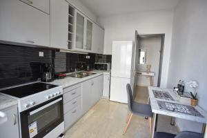 Kuchyňa alebo kuchynka v ubytovaní C.L.A. 2 City Lux Apartment Alaxandroupoli