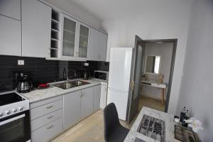 Kuchyňa alebo kuchynka v ubytovaní C.L.A. 2 City Lux Apartment Alaxandroupoli