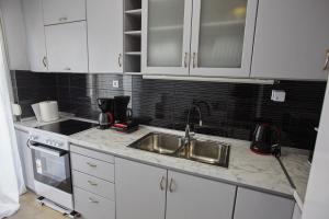 Kuchyňa alebo kuchynka v ubytovaní C.L.A. 2 City Lux Apartment Alaxandroupoli