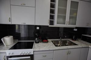 Kuchyňa alebo kuchynka v ubytovaní C.L.A. 2 City Lux Apartment Alaxandroupoli