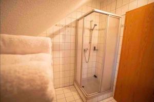 Ένα μπάνιο στο Gemütliches Apartment im wunderschönen Kallmünz