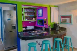 Kuchyň nebo kuchyňský kout v ubytování Akumal Paradise Private Studio - Wifi, AC