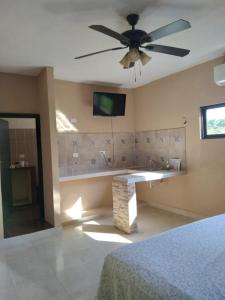 TV a/nebo společenská místnost v ubytování Casa Fernery