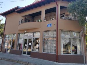 a store front of a building with windows at 007 Apartments - Strumica, Macedonia in Strumica