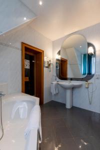 Koupelna v ubytování Hotel Wittekindsquelle
